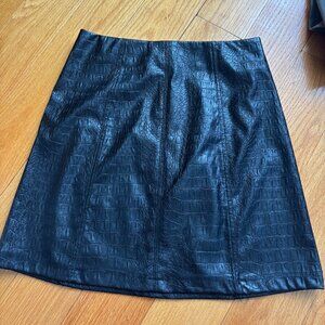 Women's Leather Mini Skirt
